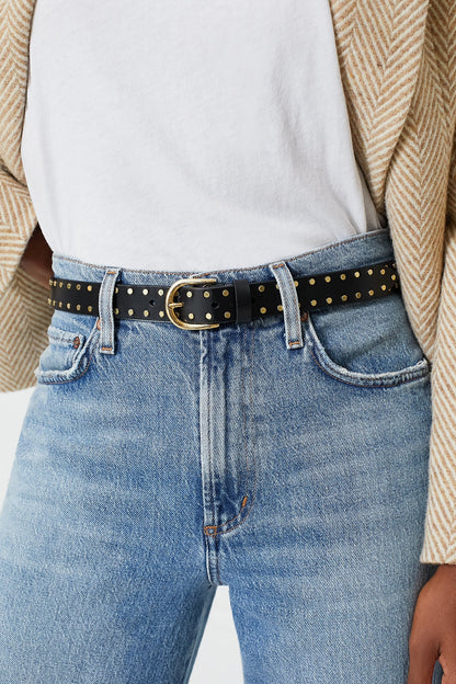 Black Zap Milly Studs Belt