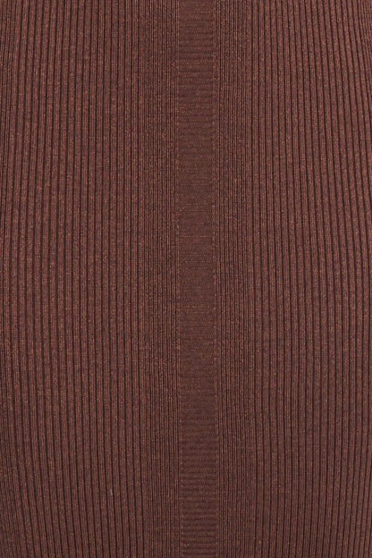 Collins Long Sleeve Midi Dress - Chocolate