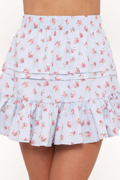 Courtney Skirt Set - Blue