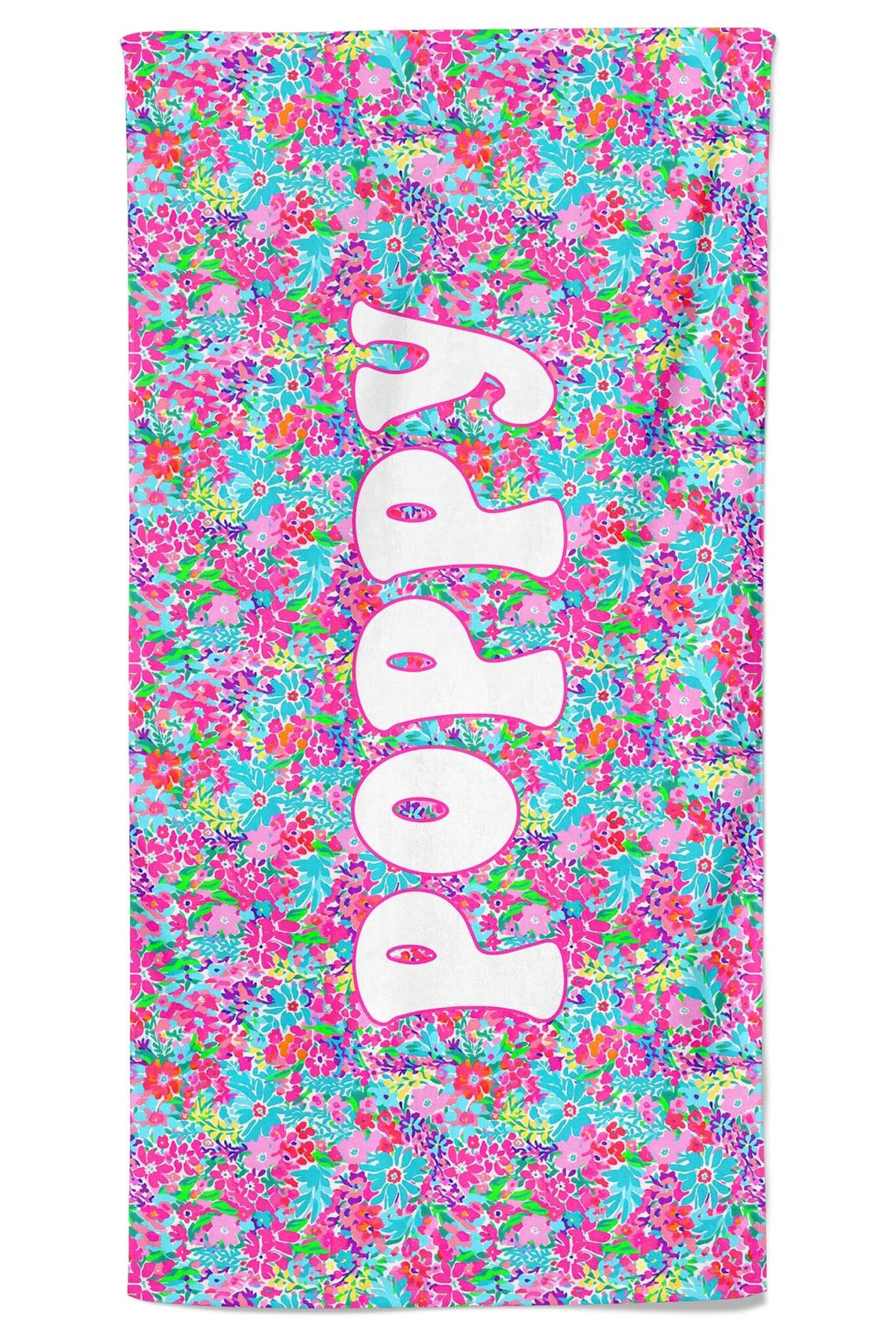 Personalized Kids Beach Towel | Petal Splash