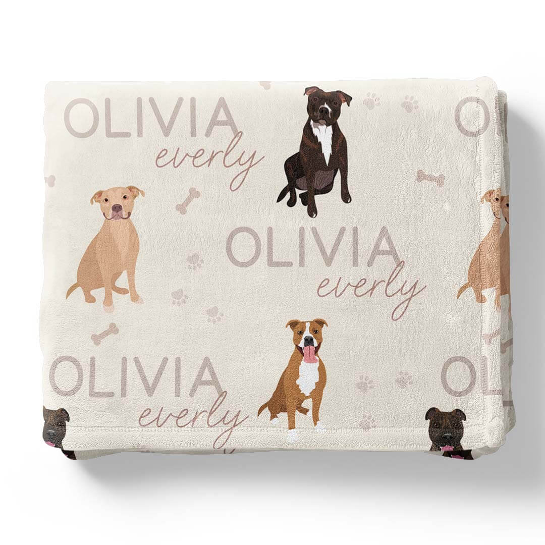 Personalized Kids Blankets | Dog Breeds - Part 1