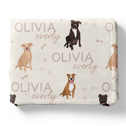 Personalized Kids Blankets | Dog Breeds - Part 1