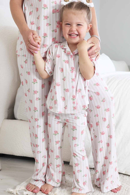 Girl's Two Piece Flare Lounge Sets