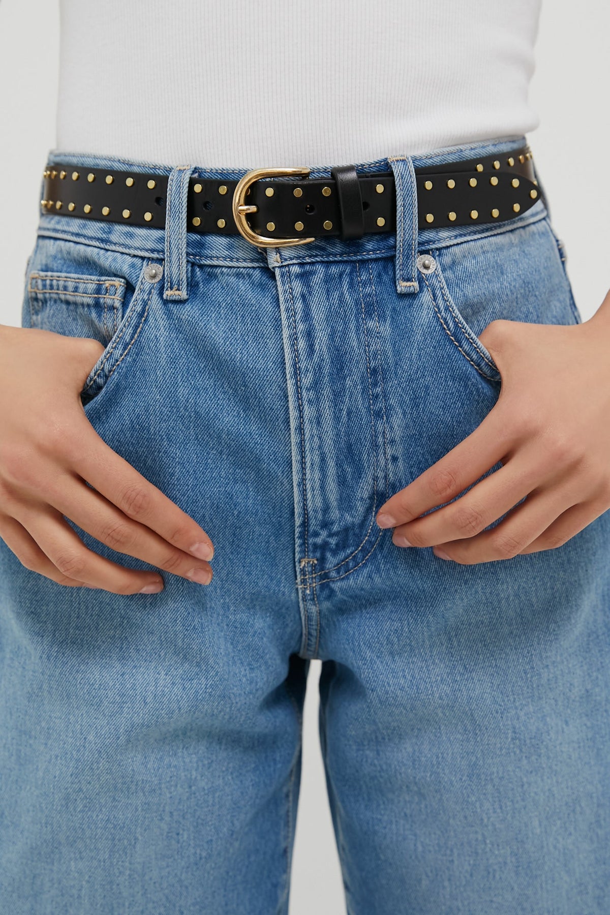 Black Zap Milly Studs Belt