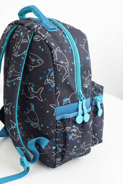Kids Embroidered Backpack | Shark Attack
