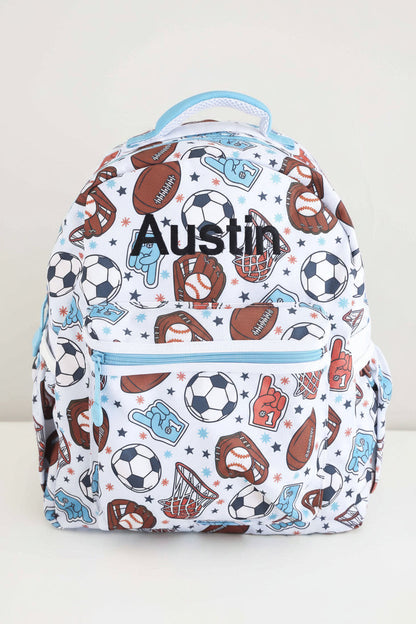 Kids Embroidered Backpack | Half Time
