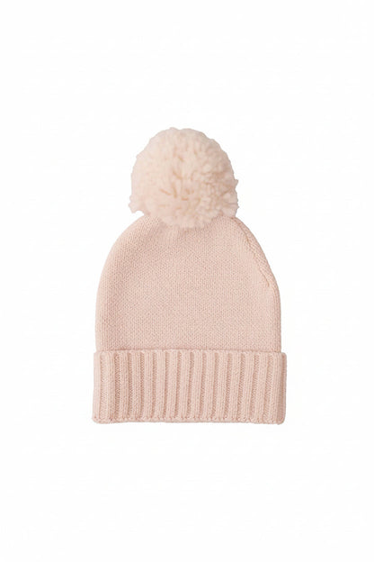 Knit Baby Pom Pom Beanie | Sweet Neutrals