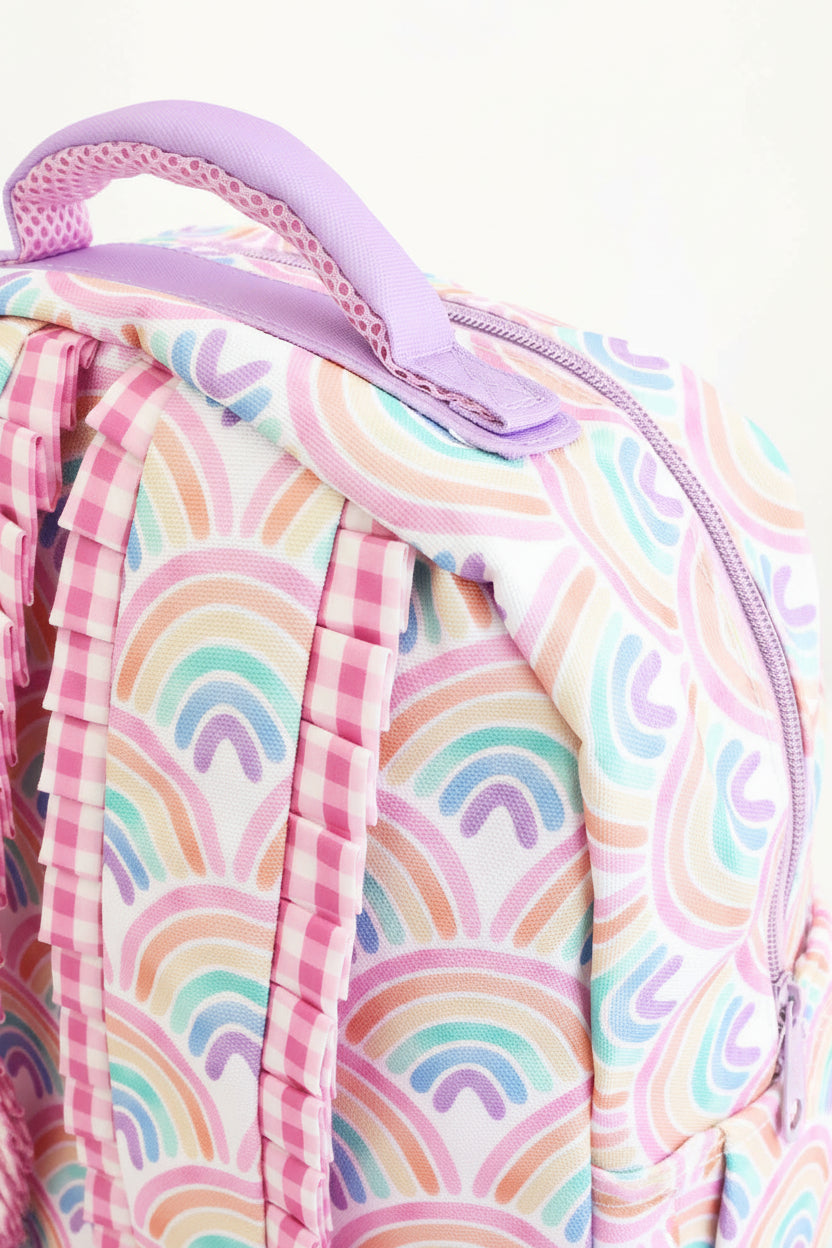 Kids Embroidered Ruffle Backpack | Day Dream