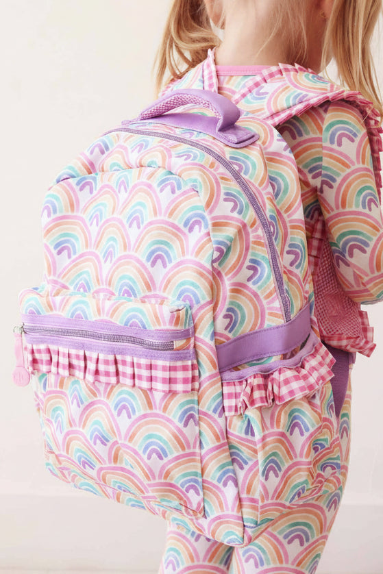 Kids Embroidered Ruffle Backpack | Day Dream