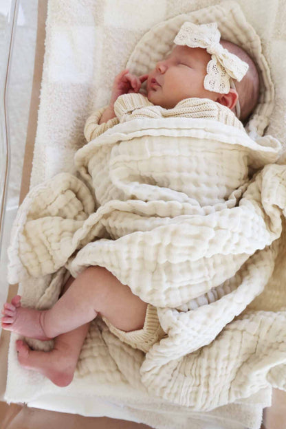 Organic Cotton Gauze Swaddle Blankets