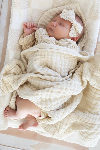 Organic Cotton Gauze Swaddle Blankets