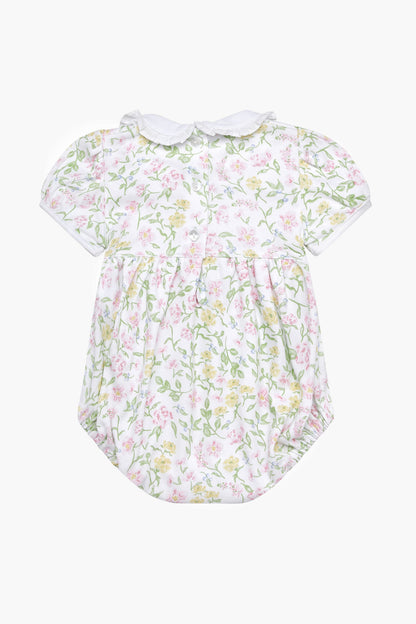 Berry Wildflowers Smocked Bubble