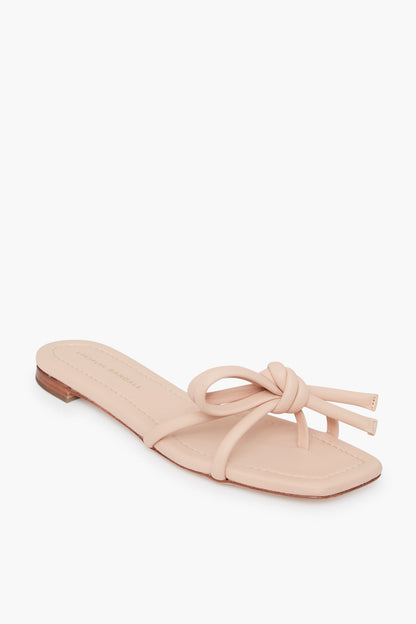Ballet Hadley Leather Bow Flat Sandals